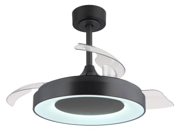 GLOBO Deckenventilator transparent grau Opal H/D: ca. 44,8x91 cm max. 40 W – Bild 5