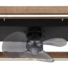 GLOBO Deckenventilator Opal dunkelbraun schwarz B/H/T: ca. 44x13,5x44 cm max. 24 W – Bild 5