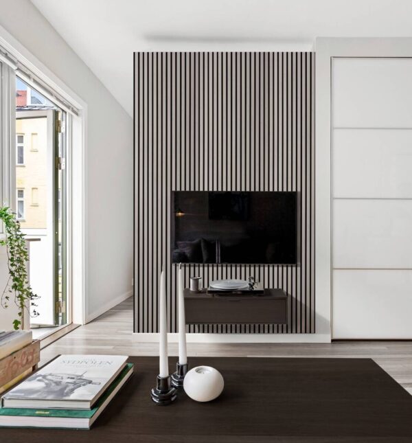 Akustikpaneel weiß L/B/H: ca. 1,9x56,1x240 cm pro Stück – Bild 2