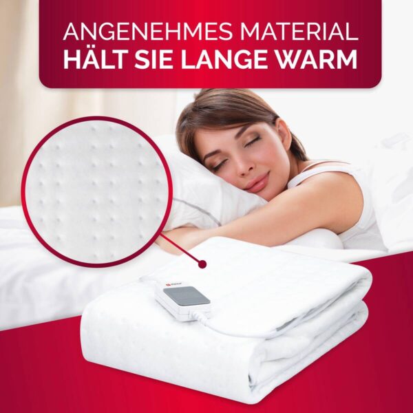 alpina Heizdecke weiß Polyester B/L: ca. 80x150 cm ca. 60 W – Bild 2