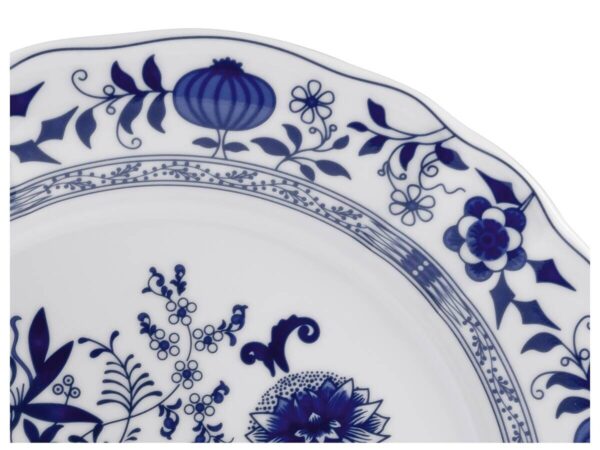 CreaTable Kaffeeservice Flora Zwiebelmuster blau Porzellan 18 tlg. – Bild 5