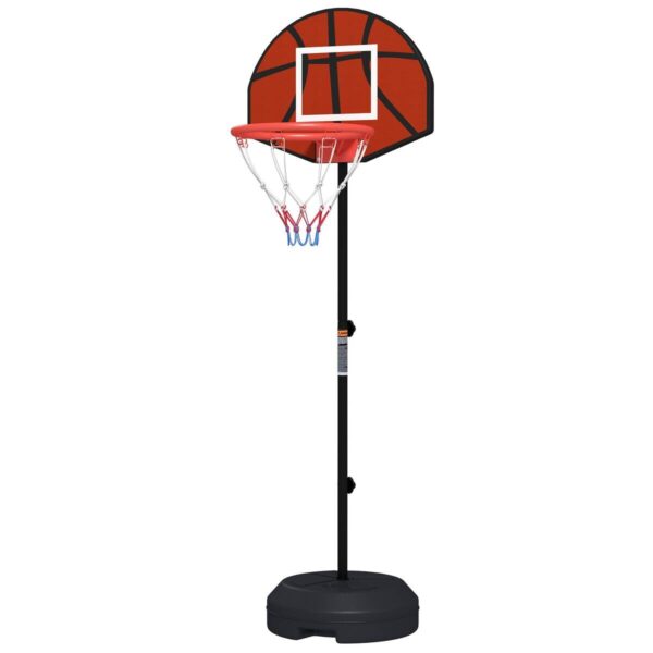 SPORTNOW Basketballständer braun Stahl B/H/L: ca. 38x179x38 cm – Bild 5