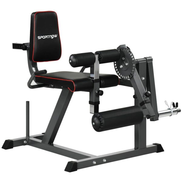 SPORTNOW Beinstrecker schwarz Stahl B/H/L: ca. 90x105x100 cm – Bild 5
