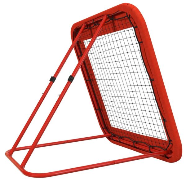 HOMCOM Fußball Rebounder rot Metall B/H/L: ca. 118x120x128 cm HOMCOM Fußball Rebounder rot Metall B/H/L: ca. 118x120x128 cm – Bild 2