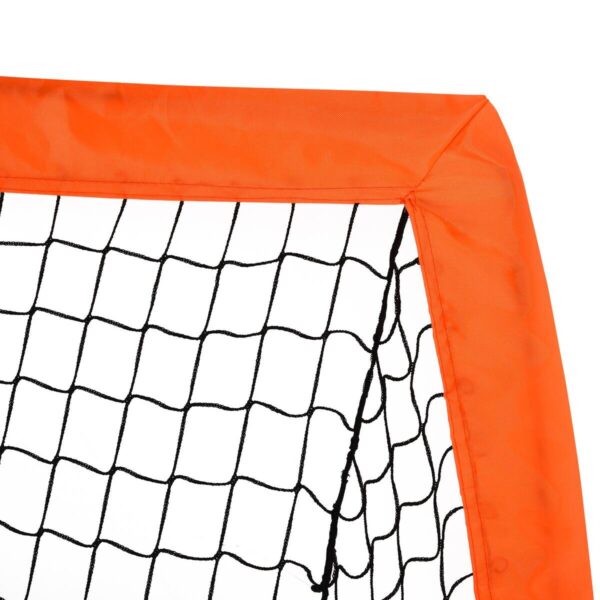 HOMCOM Fußballtor orange Metall B/H/L: ca. 90x90x183 cm – Bild 2