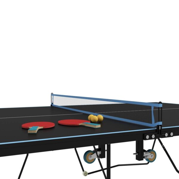 SPORTNOW Tischtennisplatte schwarz Stahl B/H/L: ca. 152,5x76x274 cm – Bild 5