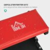 Werkstatthocker rot B/H/L: ca. 35x37x38 cm – Bild 4