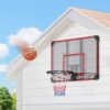SPORTNOW Basketballkorb rot Kunststoff B/H/L: ca. 61x73x113 cm – Bild 3