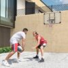 SPORTNOW Basketballkorb transparent Stahl B/H/L: ca. 61x73x113 cm – Bild 4