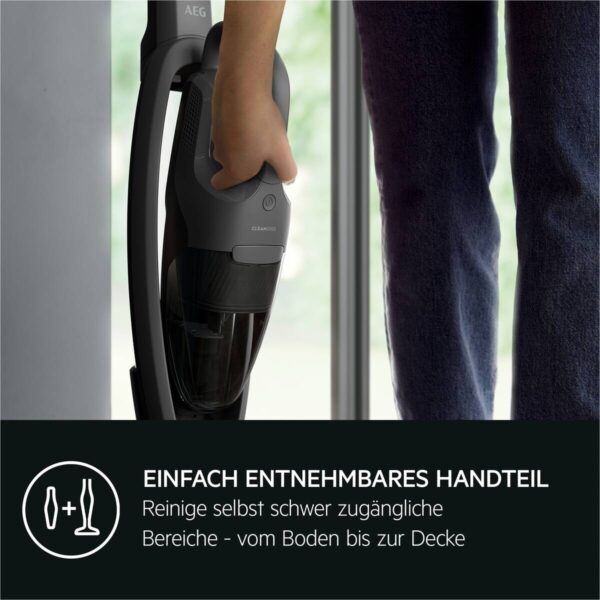 AEG Handstaubsauger AS52CB18DG schwarz Metall Kunststoff B/H/L: ca. 25,5x110,5x15 cm – Bild 3
