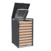 Westmann Mülltonnenbox Lacina braun B/H/L: ca. 68x116x80 cm – Bild 2