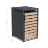 Westmann Mülltonnenbox Lacina braun B/H/L: ca. 68x116x80 cm – Bild 3