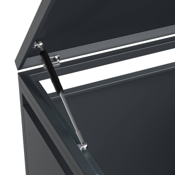 Westmann Mülltonnenbox Lacina braun B/H/L: ca. 68x116x80 cm – Bild 5