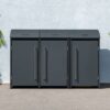 Westmann Mülltonnenbox Moderna anthrazit B/H/L: ca. 211x135x83 cm – Bild 2