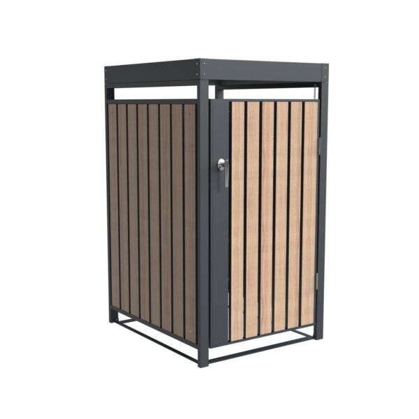 Westmann Mülltonnenbox Planta braun B/H/L: ca. 68x124x84 cm – Bild 2