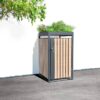 Westmann Mülltonnenbox Planta braun B/H/L: ca. 68x124x84 cm – Bild 5