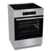 Gorenje Standherd 60cm mit Glaskeramikkochfeld GECS6C70XPA Edelstahloptik B/H/T: ca. 60x85x60 cm – Bild 4