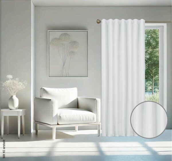 home Topline Verdunklungsvorhang Noah beige B/L: ca. 135x245 cm – Bild 3