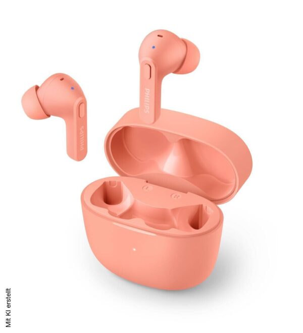 Philips Kopfhörer mit MikrofonTrueWireless rosa B/H/L: ca. 4x15,2x9,6 cm – Bild 2