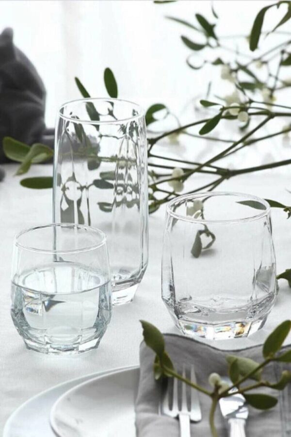 HermiaConcept Gläserset Daisy 18-tlg. transparent – Bild 2