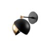Opviq Wandleuchte Berceste schwarz gold Metall B/H/T/L: ca. 26x25x26x20 cm E27 1 Brennstellen – Bild 5