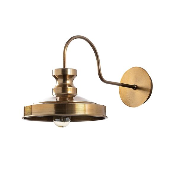 Opviq Wandleuchte Berceste gold Metall B/H/T/L: ca. 42x23x42x22 cm E27 1 Brennstellen – Bild 4