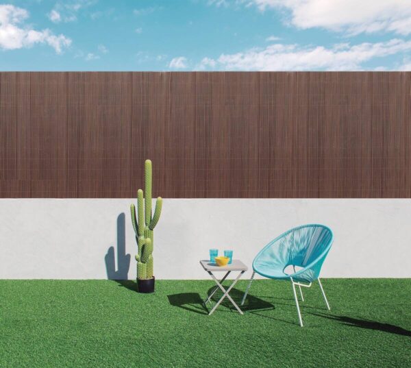NORTENE Sichtschutz walnuss Holz B/H/L: ca. 300x17x150 cm – Bild 3
