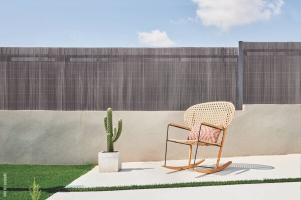 NORTENE Sichtschutzmatte grau Weide B/H/L: ca. 150x300x17 cm – Bild 2