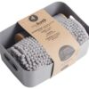 Sensation Bad-Set grau natur Kunststoff Bambus – Bild 2