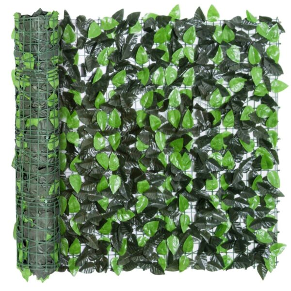 Outsunny Künstliche Hecke grün Kunststoff H/L: ca. 100x300 cm – Bild 3