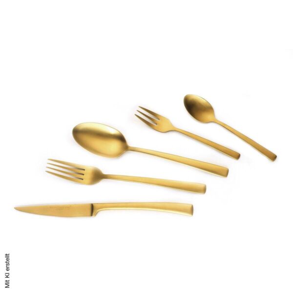 ECHTWERK Besteckset Avelino gold Edelstahl 30 tlg. – Bild 2