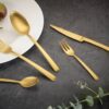 ECHTWERK Besteckset Avelino gold Edelstahl 30 tlg. – Bild 3