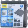 Bodenmatte schwarz B/H/L: ca. 40x1x40 cm 6 tlg. – Bild 3