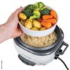 Russell Hobbs Reiskocher weiß Kunststoff Metall Glas B/H/L: ca. 21x19x15 cm – Bild 3
