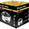 Russell Hobbs Reiskocher weiß Kunststoff Metall Glas B/H/L: ca. 21x19x15 cm – Bild 4