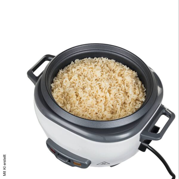 Russell Hobbs Reiskocher weiß Kunststoff Metall Glas B/H/L: ca. 21x19x15 cm – Bild 5
