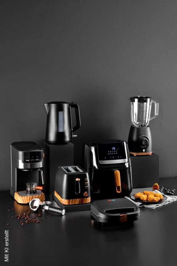 BERGNER Blender schwarz B/H/L: ca. 17,5x37,5x20 cm – Bild 4