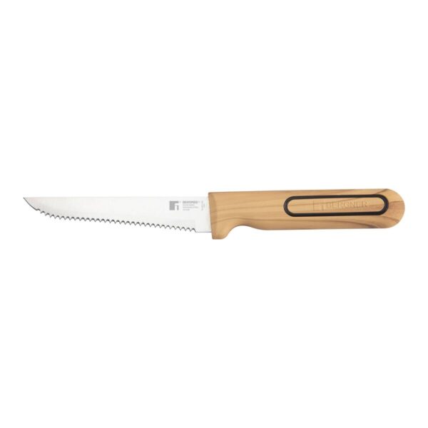 BERGNER Steakmesser-Set CHARCOAL silber Edelstahl B/H/L: ca. 17x2,8x25 cm – Bild 2