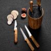BERGNER Steakmesser-Set CHARCOAL silber Edelstahl B/H/L: ca. 17x2,8x25 cm – Bild 4