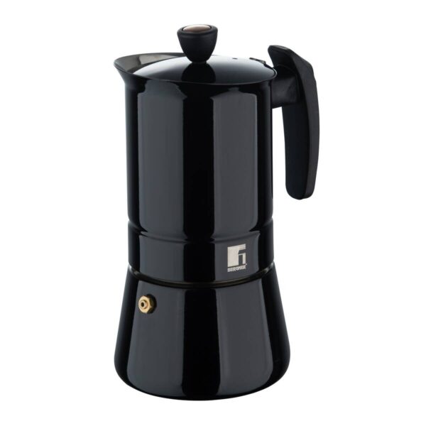 BERGNER Kaffeemaschine schwarz Edelstahl B/H/L: ca. 10,4x20,3x13,1 cm – Bild 3