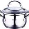 BERGNER Kasserolle GOURMET silber Edelstahl B/H/L/D: ca. 21,5x14x29,5x20 cm – Bild 3