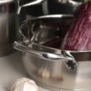 BERGNER Kasserolle GOURMET silber Edelstahl B/H/L/D: ca. 21,5x14x29,5x20 cm – Bild 4