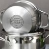 BERGNER Kasserolle GOURMET silber Edelstahl B/H/L/D: ca. 21,5x14x29,5x20 cm – Bild 5