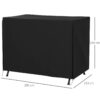 Outsunny Abdeckplane schwarz Polyester B/H/L: ca. 124x164x205 cm – Bild 5