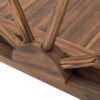 Outsunny Gartenbrücke braun Holz B/H/L: ca. 50x37x100 cm – Bild 2