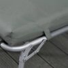Outsunny Liegenauflage 2er Set dunkelgrau Schaumstoff B/H/L: ca. 55x8x196 cm – Bild 4