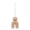 Kerzenhalter Candle braun Steinzeug B/H/L: ca. 6,5x17x10,5 cm Kerzenhalter Candle braun Steinzeug B/H/L: ca. 6,5x17x10,5 cm – Bild 2