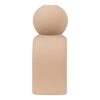 Kerzenhalter Candle braun Steinzeug B/H/L: ca. 6,5x17x10,5 cm Kerzenhalter Candle braun Steinzeug B/H/L: ca. 6,5x17x10,5 cm – Bild 3