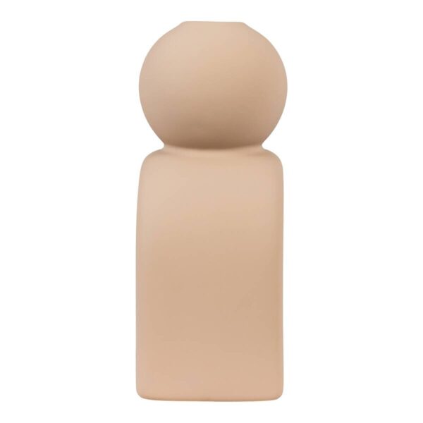 Kerzenhalter Candle braun Steinzeug B/H/L: ca. 6,5x17x10,5 cm Kerzenhalter Candle braun Steinzeug B/H/L: ca. 6,5x17x10,5 cm – Bild 3
