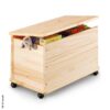 Zeller Aufbewahrungstruhe natur Kiefer B/H/L: ca. 40x45x73 cm – Bild 4